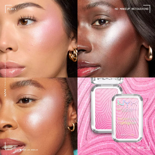 هايلايتر بتر ميلت درجة (15) ان واي اكس - 5غرام | NYX buttermelt highlighter (15) u butta werk