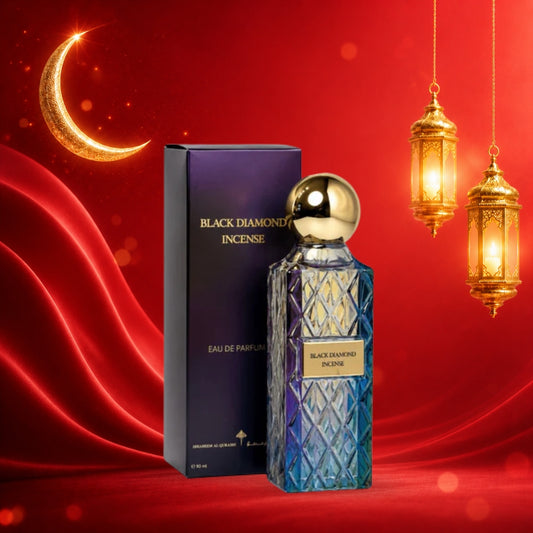 عطر بلاك دايموند انسنس صغير ابراهيم القرشي - 30مل | Ibrahim Al qurashi black diamond incense perfume
