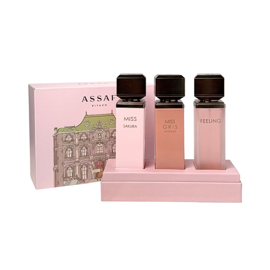 مجموعة عطور فكتورين مس عساف - 100مل | Assaf victorian miss gris intense perfume collection