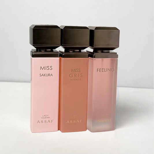 مجموعة عطور فكتورين مس عساف - 100مل | Assaf victorian miss gris intense perfume collection