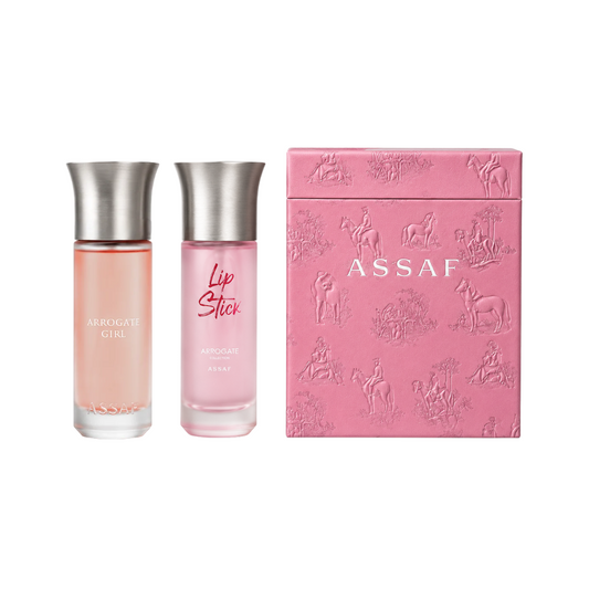 بكج عطر ليب ستيك + عطر اروكيت كيرل عساف | Assaf lipstick and arrogate girl perfume