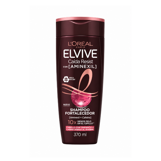 شامبو مقاوم لتساقط الشعر لوريال - 370مل | L'Oreal hair loss resistance strengthening shampoo