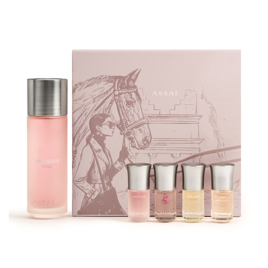 مجموعة عطور بنك اروكيت عساف | Assaf Arrogate Pink Perfume Set