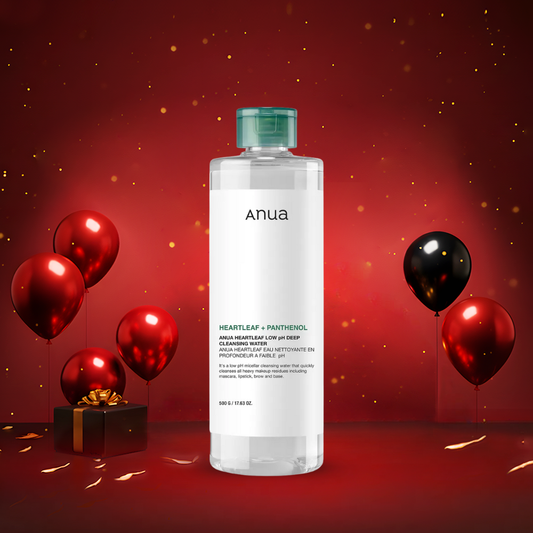 ماء تنظيف هارتليف للبشرة انوا - 500غرام | Anua heartleaf + panthenol low ph cleansing water