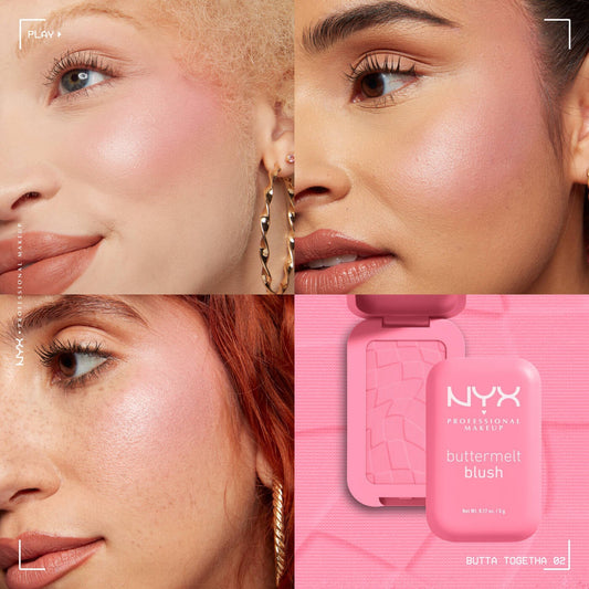 بلشر بتر ميلت درجة (02) ان واي اكس - 5غرام | NYX buttermelt blush (02) butta together