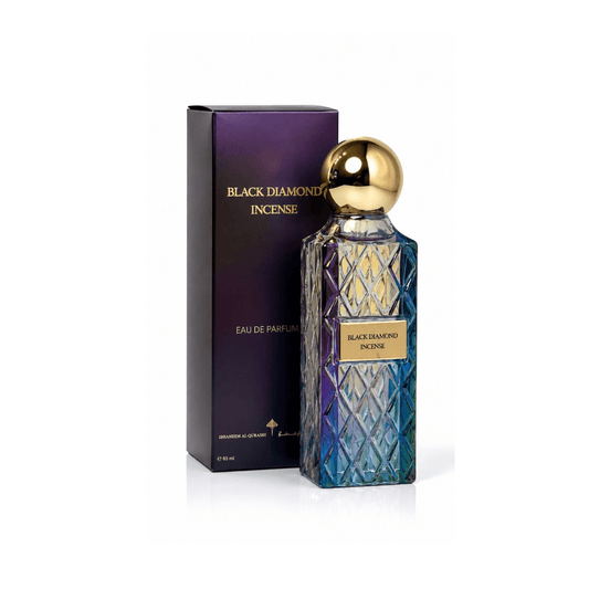 عطر بلاك دايموند انسنس صغير ابراهيم القرشي - 30مل | Ibrahim Al qurashi black diamond incense perfume - Barbie.phar
