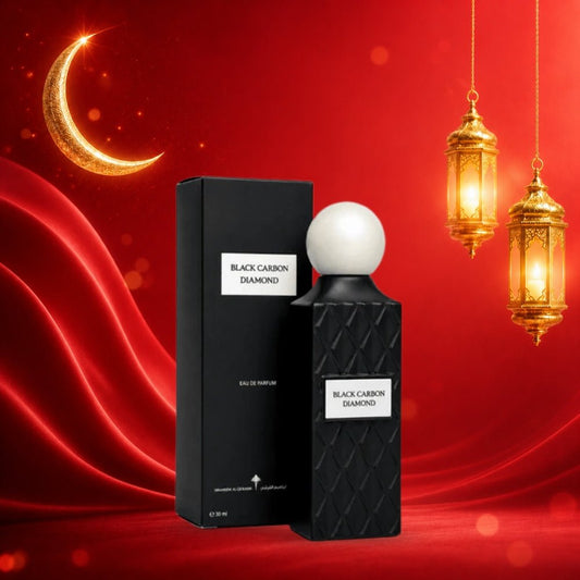 عطر بلاك دايموند صغير ابراهيم القرشي - 30مل | Ibrahim Al qurashi black carbon diamond - Barbie.phar