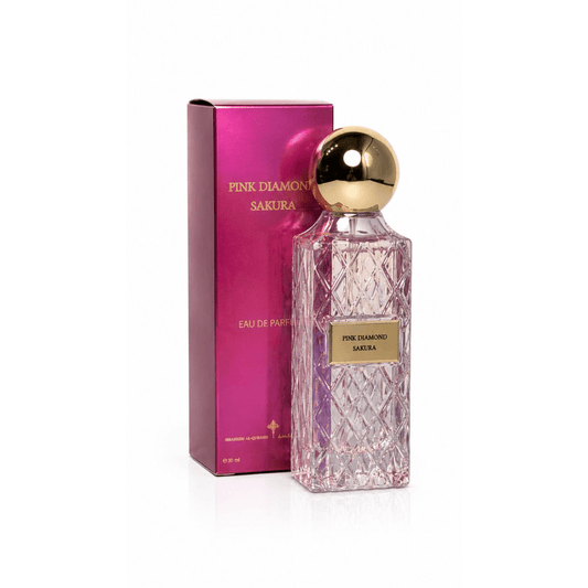 عطر بنك دايموند ساكورا صغير ابراهيم القرشي - 30مل | Ibrahim Al qurashi pink diamond sakura - Barbie.phar