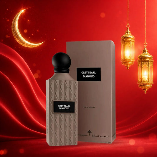 عطر كراي بيرل دايموند ابراهيم القرشي - 200مل | Ibrahim Al qurashi grey pearl diamond perfume - Barbie.phar