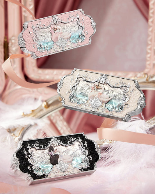 باليت سوان فلاور نوز | Flower knows Swan Ballet 6 Color Makeup Palette - Barbie.phar