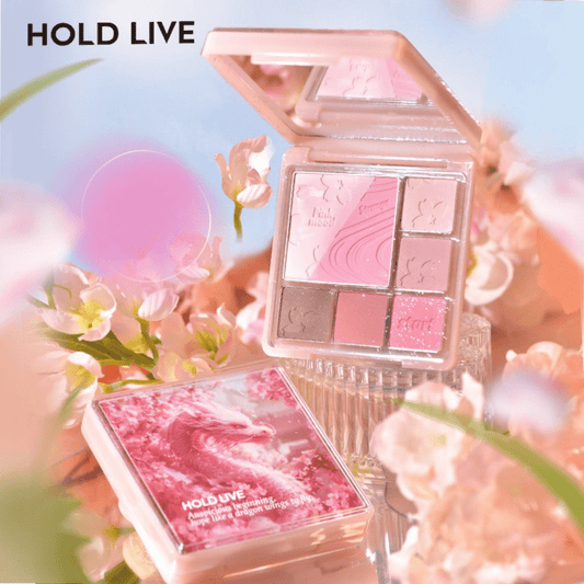 باليت ظلال عيون هولدلايف | HOLDLIVE Pink Mist Dream Blush Eyeshadow Palette - Barbie.phar