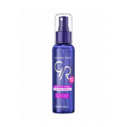 بخاخ مثبت للمكياج مات كولدن روز - 120مل | Golden rose mattifying fixing spray - Barbie.phar
