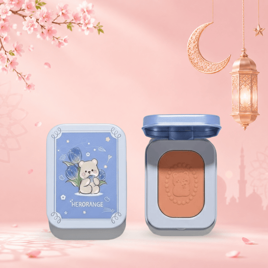 بلشر باودر هيرو رينج - 3غرام | HERORANGE Flower Star Bear Blush - Barbie.phar