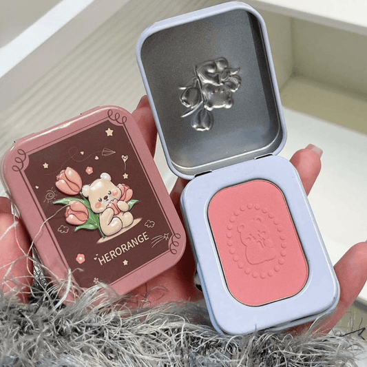 بلشر باودر هيرو رينج | HERORANGE Flower Star Bear Blush - Barbie.phar