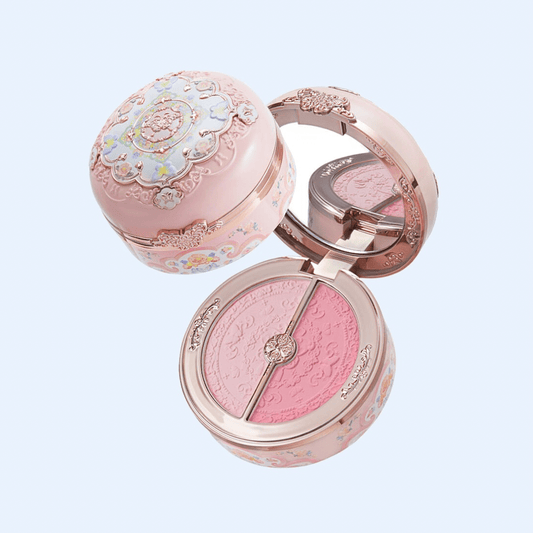 بلشر بترفلاي فلاور نوز | Flower knows Butterfly Cloud Collar Rouge Box Highlighting & Blush Duo Powder - Barbie.phar