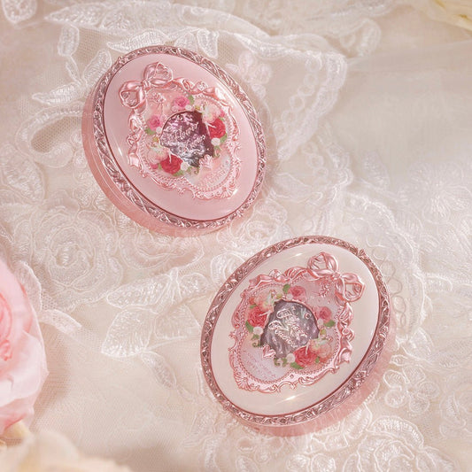 بلشر ميدسمر فلاور نوز | Flower Knows Midsummer Fairytales Collection Velvet Embossed Blush - Barbie.phar