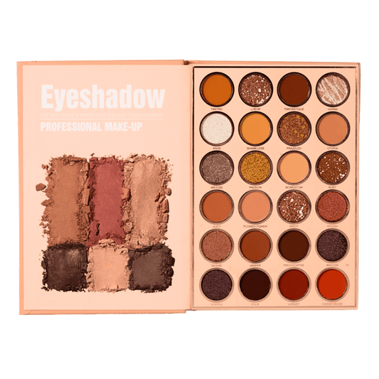 دفتر باليت مكياج كرستين 3 في 1 | Christine 3 in 1 Palette Notebook Eye Shadow + Highlighter + Blush - Barbie.phar