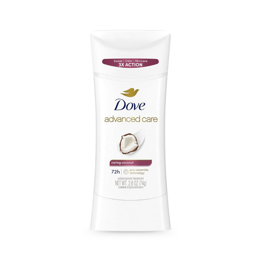 دوف مزيل عرق العناية 74 جرام | Dove Advanced Care Caring Coconut Deodorant - Barbie.phar
