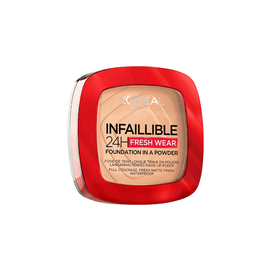 فاونديشن باودر لوريال درجة 130 | L'Oreal infallible 24h fresh wear foundation in a powder 130 - Barbie.phar