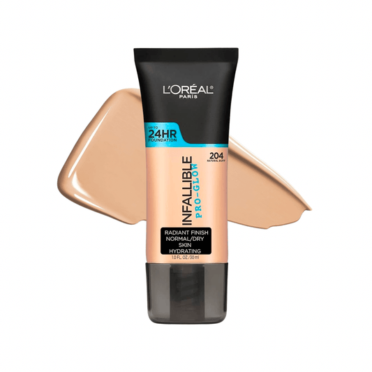 فاونديشن برو گلو لوريال - 30مل | L'Oreal Infallible Pro - Glow Foundation Radiant Finish - Barbie.phar