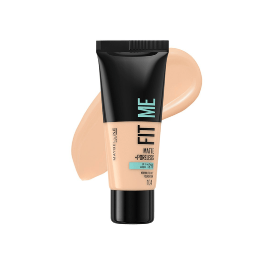 فاونديشن فت مي مايبلين درجة 104 | Maybelline fit me matte + poreless normal to oily foundation 104 - Barbie.phar