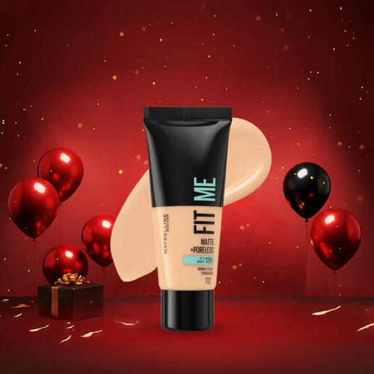 فاونديشن فت مي مايبلين درجة 112 | Maybelline fit me matte + poreless normal to oily foundation 112 - Barbie.phar