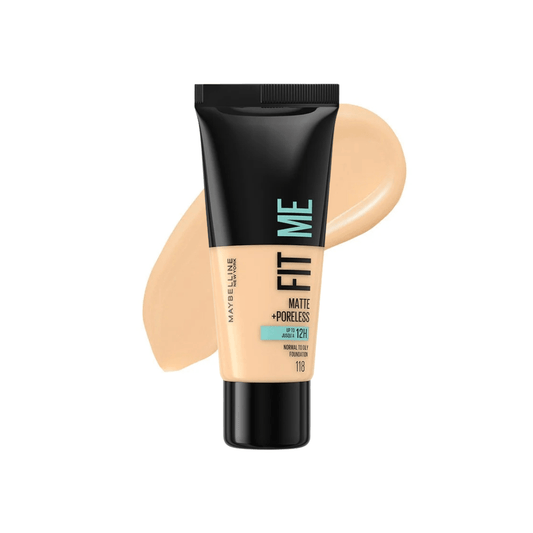فاونديشن فت مي مايبلين درجة 118 | Maybelline fit me matte + poreless normal to oily foundation 118 - Barbie.phar