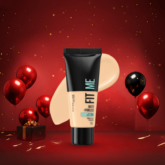 فاونديشن فت مي مايبلين درجة 118 | Maybelline fit me matte + poreless normal to oily foundation 118 - Barbie.phar