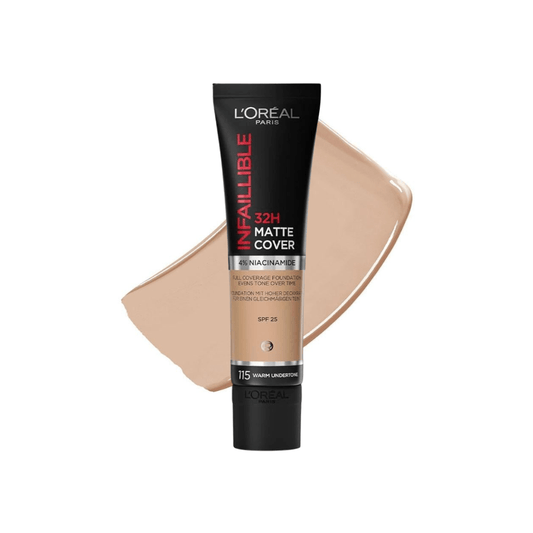 فاونديشن لوريال فول كفرج درجة 115 | L'Oreal infallible 32h matte cover full coverage foundation 115 - Barbie.phar