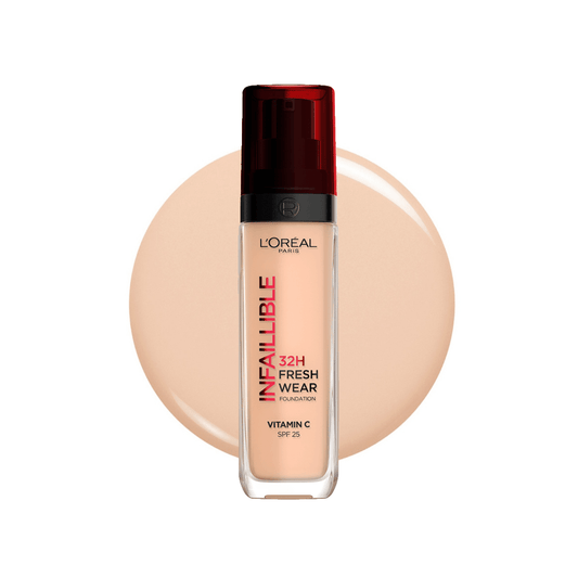 فاونديشن لوريال فريش درجة 110 | L'Oreal infallible 32h fresh wear foundation 110 - Barbie.phar