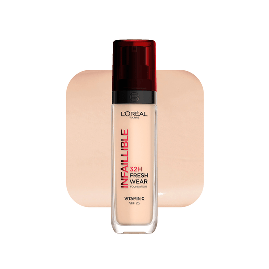 فاونديشن لوريال فريش درجة 20 | L'Oreal infallible 32h fresh wear foundation 20 - Barbie.phar