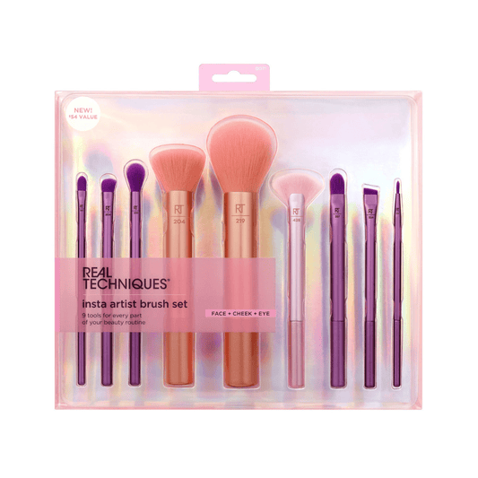 فرش مكياج انستا ارتست ريل تكنيك | Real Techniques insta artist brush set - Barbie.phar