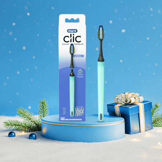 فرشاة اسنان يدوية اورال بي | Oral - B clic manual reausable toothbrush - Barbie.phar