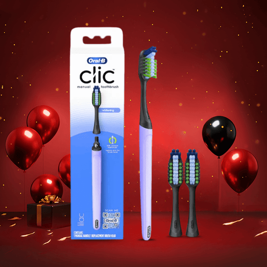 فرشاة اسنان يدوية اورال بي + رؤوس احتياطية - Barbie.phar