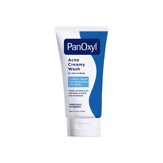 غسول بانوكسيل بنزويل بيروكسايد - 170غرام | Panoxyl Acne Creamy Wash 4% Benzoyl Peroxide - Barbie.phar