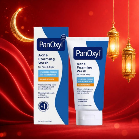 غسول بانوكسيل للوجه والجسم - 156غرام | panoxyl acne foaming 10% benzoyl peroxide - Barbie.phar