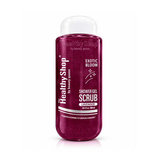 غسول جسم و سكراب اكزوتك بلوم ذة هيلثي شوب - 900مل | The Healthy Shop exotic bloom shower gel scrub - Barbie.phar