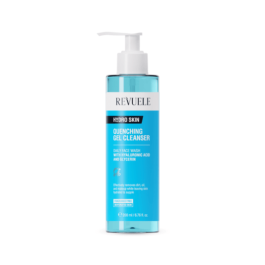 غسول جل هيالورونيك ريفولي - 200مل | Revuele Hydro Skin Quenching Gel Cleanser - Barbie.phar