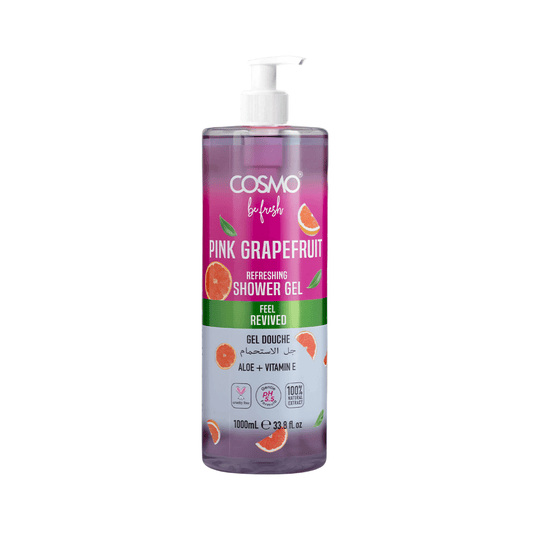 غسول جسم جريب فروت كوزمو - 1000مل | Cosmo be fresh pink grapefruit shower gel - Barbie.phar