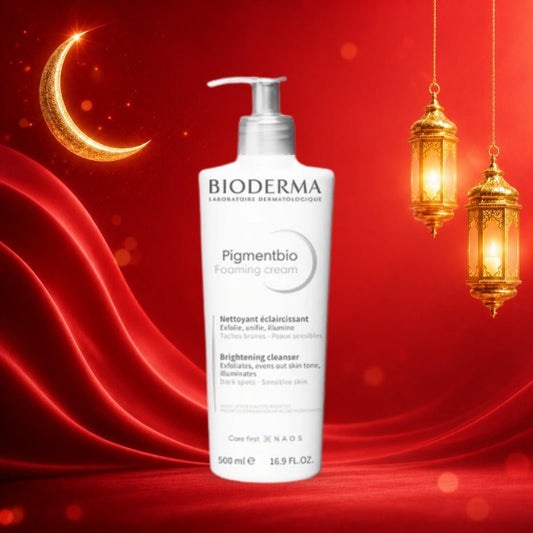 غسول معالج للتصبغات بايوديرما كبير - 500مل | Bioderma Pigmentbio Foaming Cream Brightening Cleanser - Barbie.phar