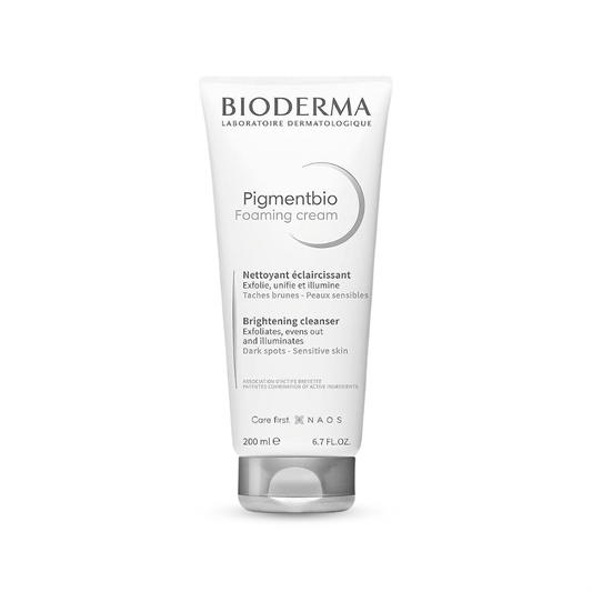غسول معالج للتصبغات بايوديرما - 200مل | Bioderma Pigmentbio Foaming Cream Brightening Cleanser - Barbie.phar