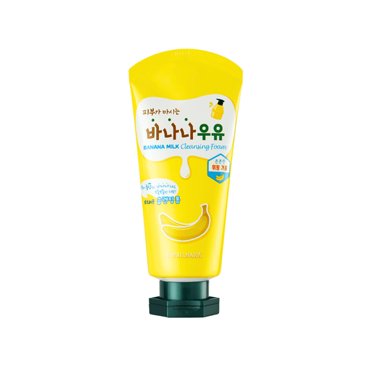 غسول رغوي بالموز للبشرة كويلنارا | kwailnara banana milk cleansing foam - Barbie.phar