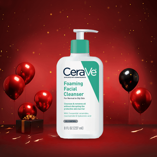 غسول سيرافي للبشرة الدهنية والعادية - 237مل | CeraVe Gentle Foaming Facial Cleanser - Barbie.phar