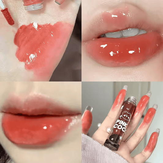 كلوس بير دودو بنك كوكو | Pink Coco Bear Dudu Mirror Lip Gloss - Barbie.phar