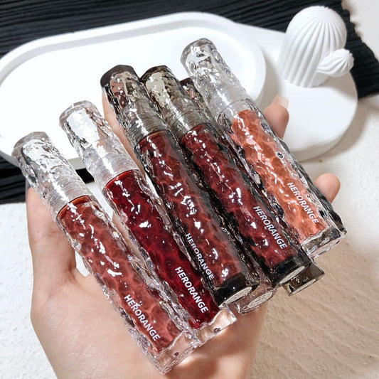 كلوس جلاسير هيرو راينج | HERORANGE Glacier Mirror Lipgloss - Barbie.phar
