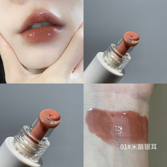 كلوس ملمع للشفاه هيرو راينج | HERORANGE Crystal Frozen Mirror Lip Glaze - Barbie.phar