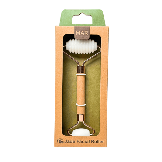كواشا رولر بيضاء للوجه | MAR Jade Facial Roller White - Barbie.phar
