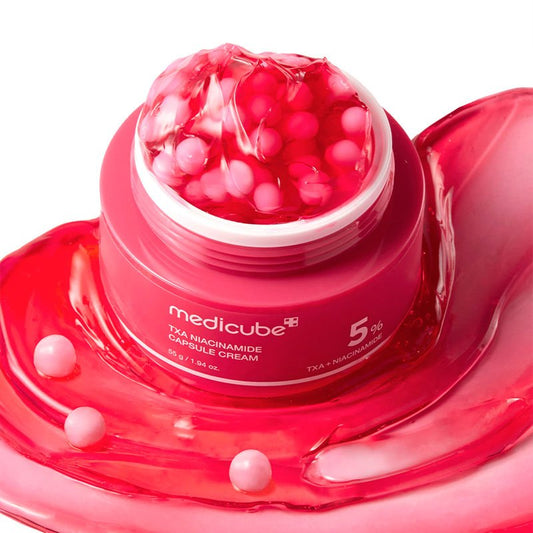 كريم كبسولات نياسينمايد ميدكيوب - 55غرام | Medicube txa + niacinamide 5% capsule cream - Barbie.phar