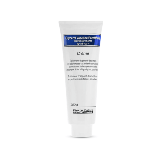 كريم مرطب جلسرين - 250غرام | Glycerol Vaseline Paraffine Cream Pierre Fabre - Barbie.phar