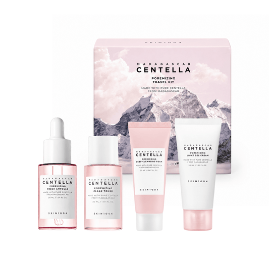 كت تقليص المسام للسفر سينتيلا مدغشقر | SKIN1004 madagascar centella poremizing travel kit - Barbie.phar